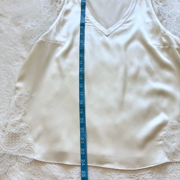 Brunello Cucinelli silk women top with laces size L Authentic - Picture 7 of 8